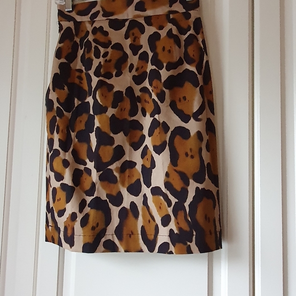 Vivienne Westwood Anglomania Iconic Leopard print cotton pencil skirt 40 NWOT - Picture 3 of 8